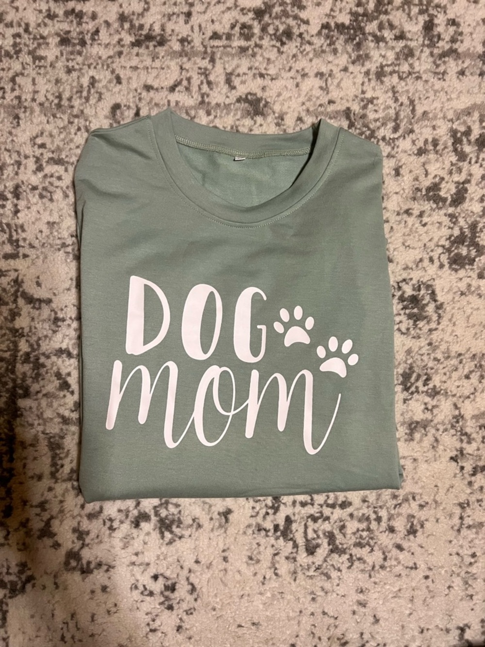 Dog Mom Sweatshirt in Sage Green